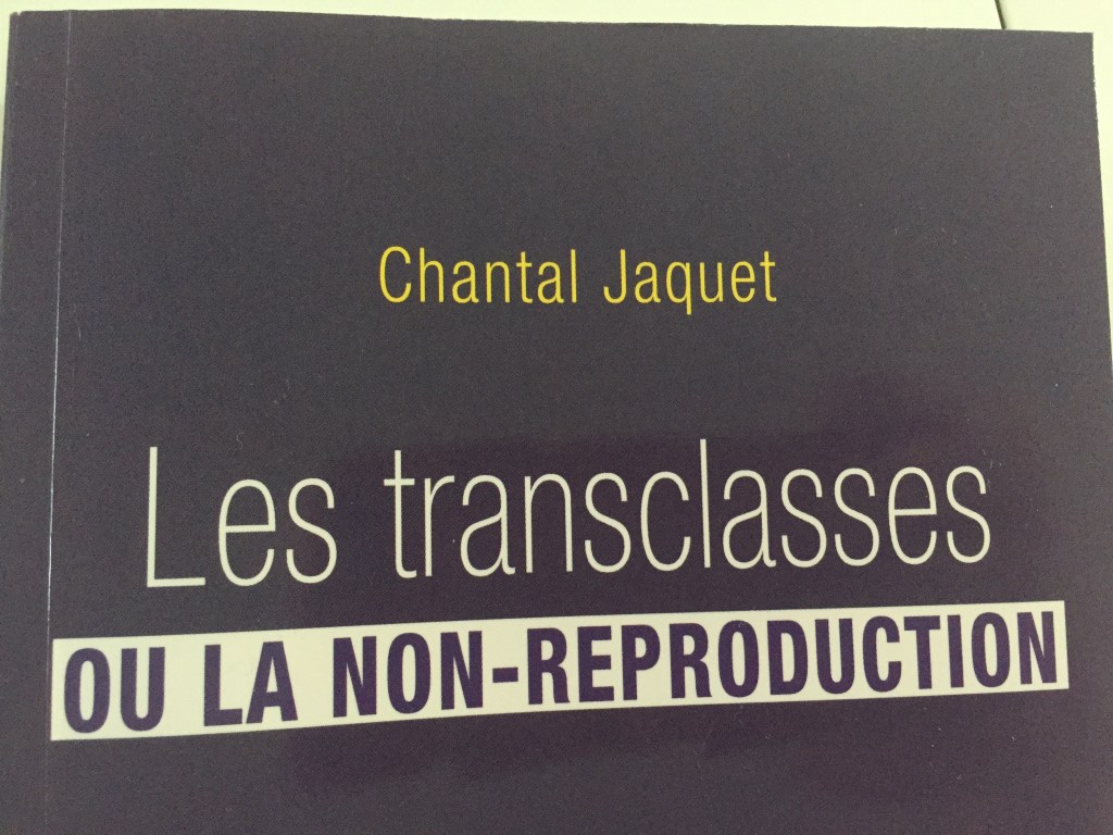 Good read : &laquo;&nbsp;Les transclasses ou la non-reproduction&nbsp;&raquo;