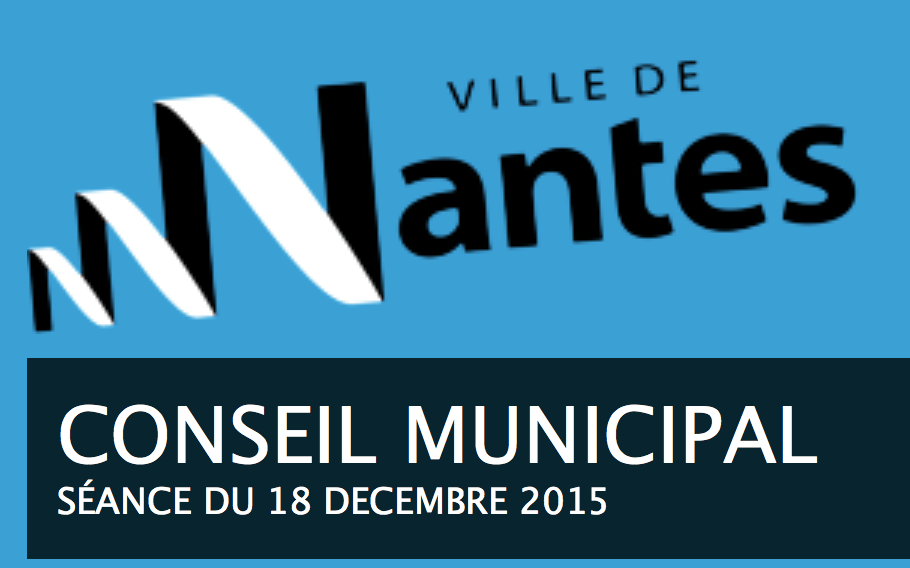 Nantes : Mes deux interventions lors du conseil municipal du 18 décembre&nbsp;2015